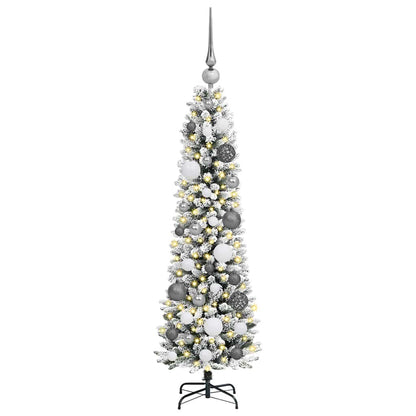 Albero di Natale artificiale con 150 LED Bianco 120 cm
