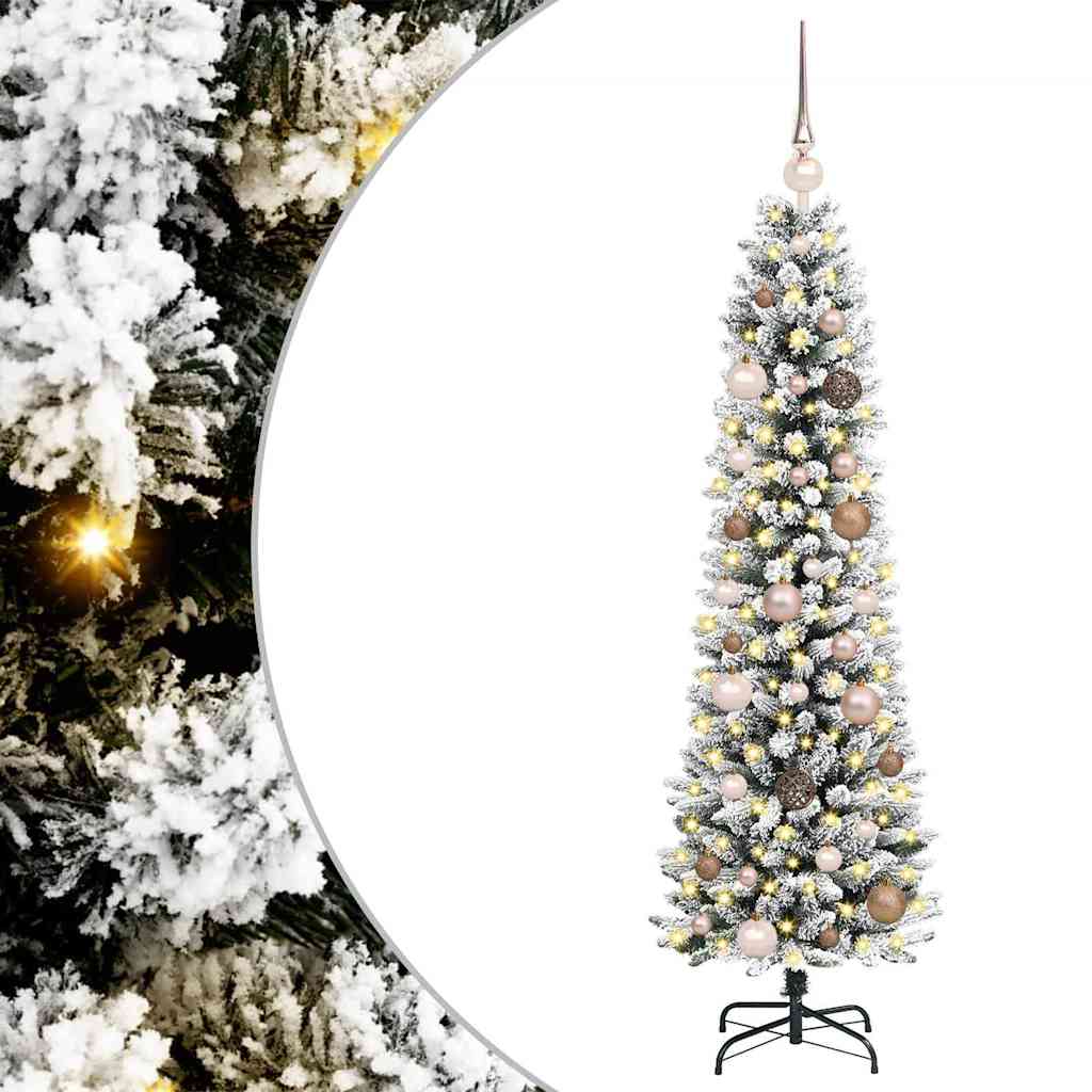 Albero di Natale artificiale con 150 LED Bianco 150 cm