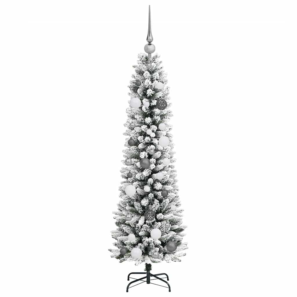 Albero di Natale artificiale con 150 LED Bianco 150 cm