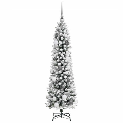Albero di Natale artificiale con 150 LED Bianco 150 cm