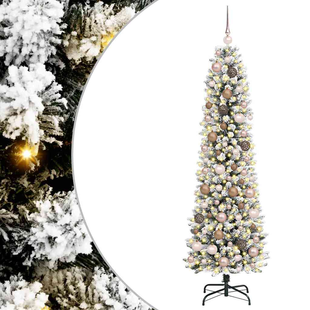 Albero di Natale artificiale con 300 LED Bianco 180 cm