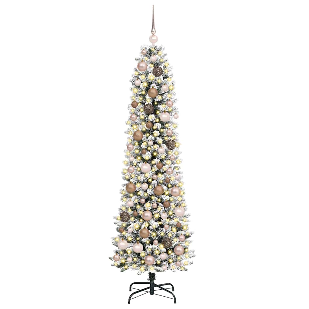 Albero di Natale artificiale con 300 LED Bianco 180 cm