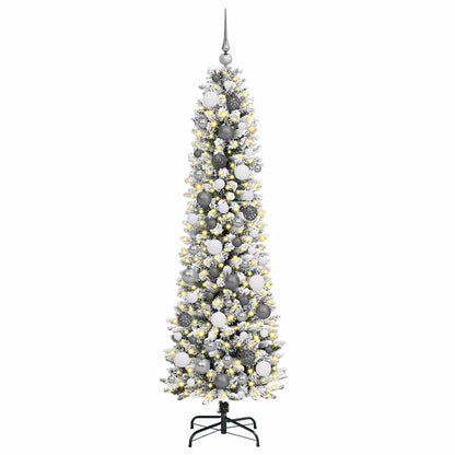 Albero di Natale artificiale con 300 LED Bianco 180 cm