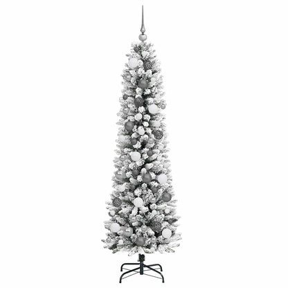 Albero di Natale artificiale con 300 LED Bianco 180 cm