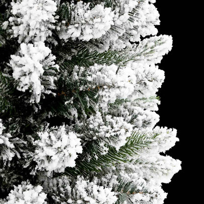 Albero di Natale artificiale con 300 LED Verde e bianco 180 cm