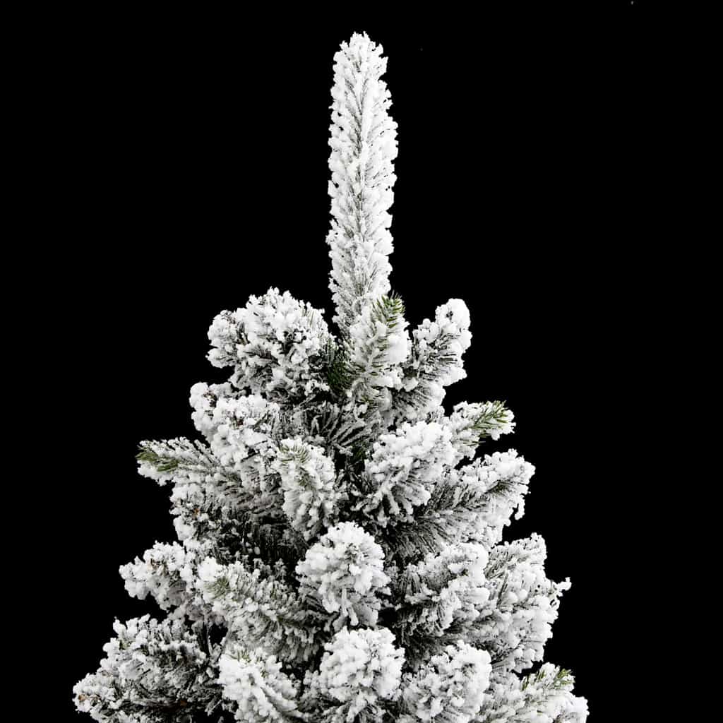 Albero di Natale artificiale con 300 LED Verde e bianco 180 cm