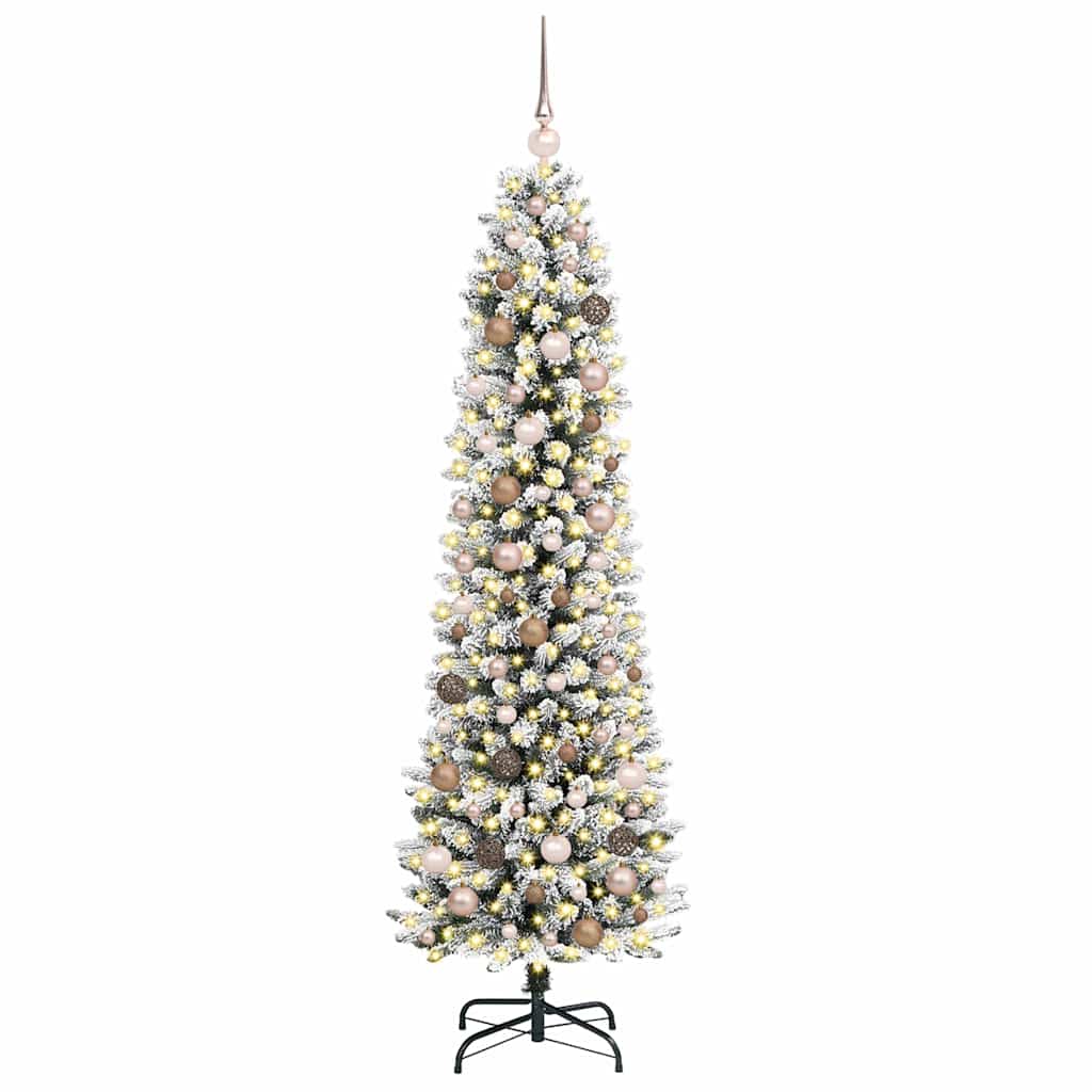 Albero di Natale artificiale con 300 LED Bianco 210 cm