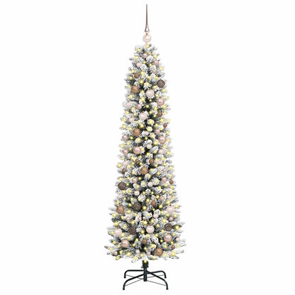 Albero di Natale artificiale con 300 LED Bianco 210 cm