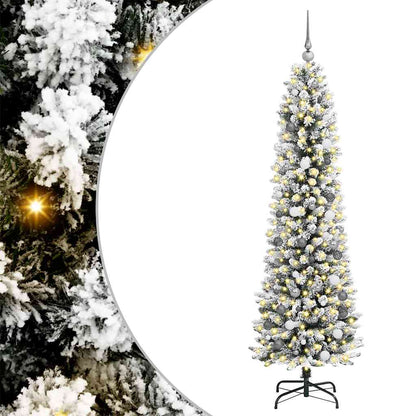 Albero di Natale artificiale con 300 LED Bianco 210 cm