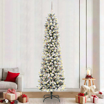 Albero di Natale artificiale con 300 LED Bianco 240 cm