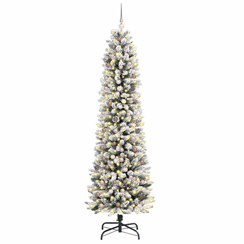 Albero di Natale artificiale con 300 LED Bianco 240 cm