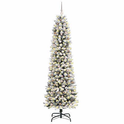 Albero di Natale artificiale con 300 LED Bianco 240 cm