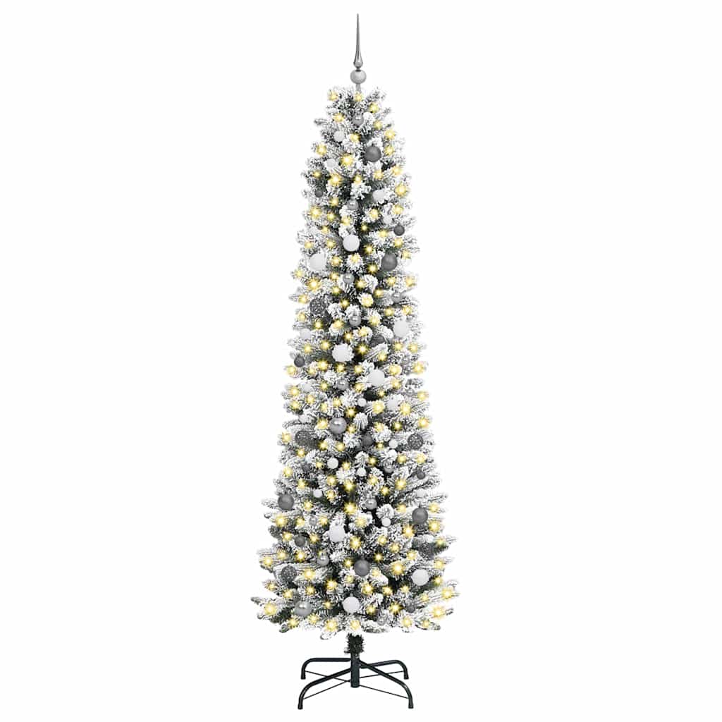 Albero di Natale artificiale con 300 LED Bianco 240 cm