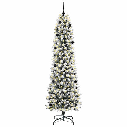 Albero di Natale artificiale con 300 LED Verde e bianco 240 cm