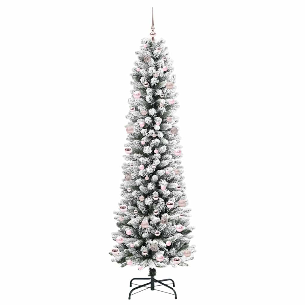 Albero di Natale artificiale con 300 LED Verde e bianco 240 cm