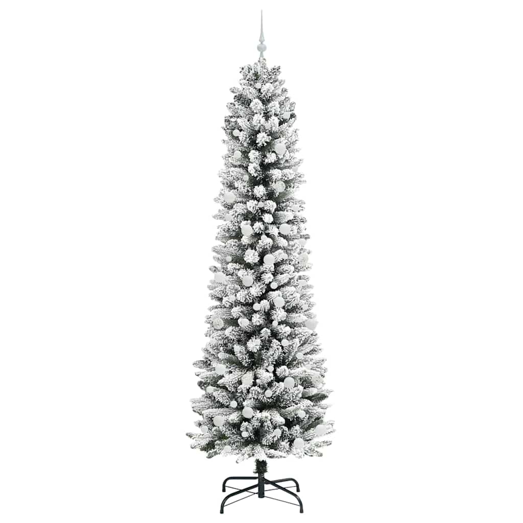Albero di Natale artificiale con 300 LED Verde e bianco 240 cm