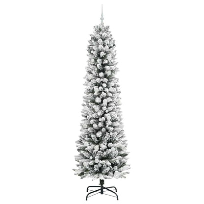 Albero di Natale artificiale con 300 LED Verde e bianco 240 cm