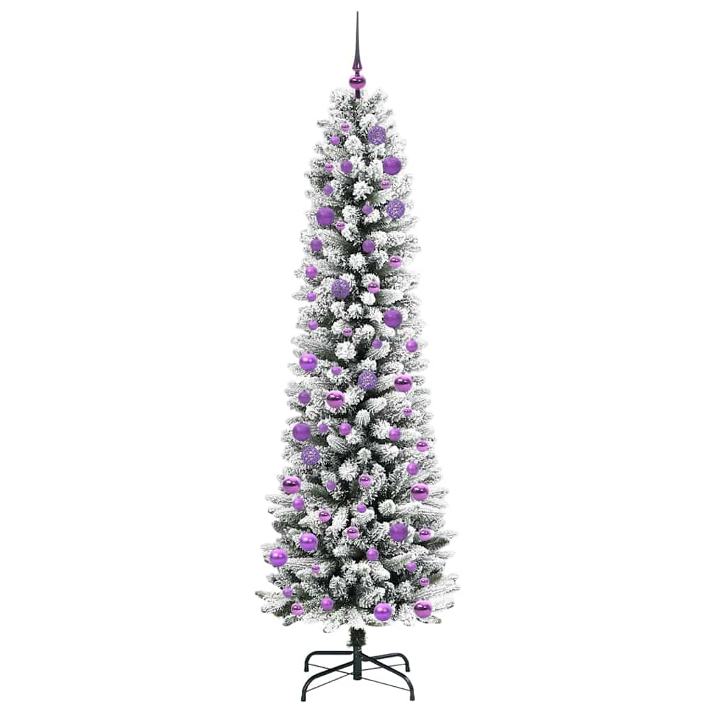 Albero di Natale artificiale con 300 LED Verde e bianco 240 cm
