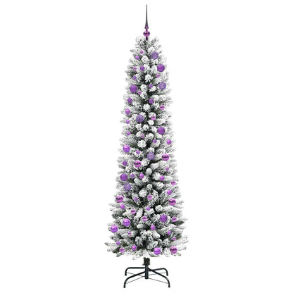 Albero di Natale artificiale con 300 LED Verde e bianco 240 cm