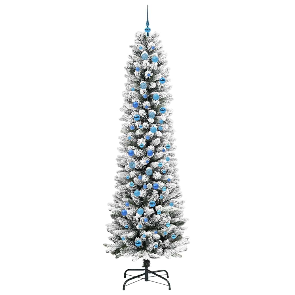 Albero di Natale artificiale con 300 LED Verde e bianco 240 cm