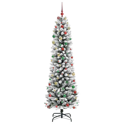 Albero di Natale artificiale con 300 LED Verde e bianco 240 cm
