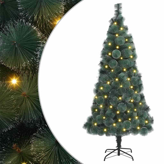 Albero di Natale artificiale preilluminato Verde 180 cm PET
