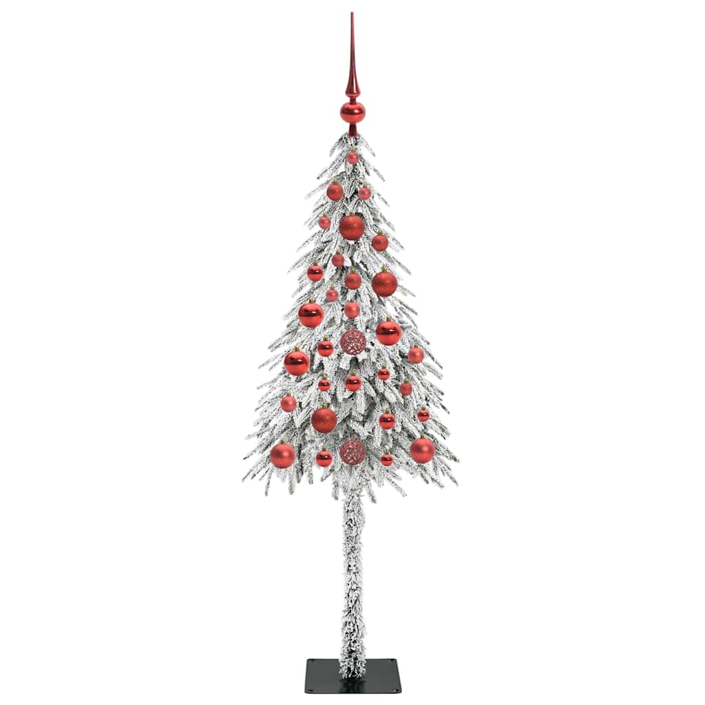 Albero di Natale con 150 LED Bianco 120 cm PE e Acciaio