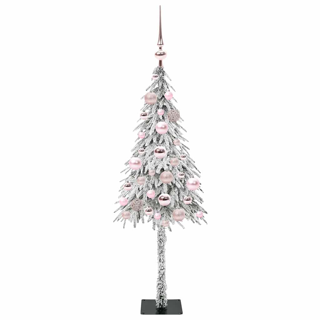 Albero di Natale con 150 LED Bianco 120 cm PE e Acciaio