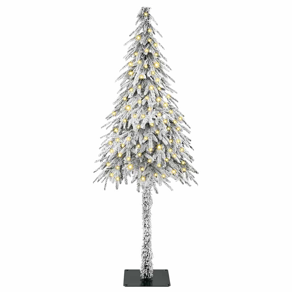 Albero di Natale con 150 LED Bianco 150 cm PE e Acciaio