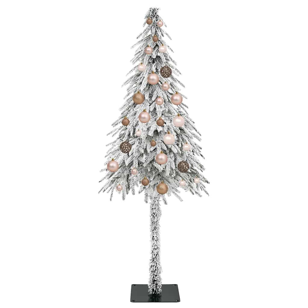 Albero di Natale con 150 LED Bianco 150 cm PE e Acciaio