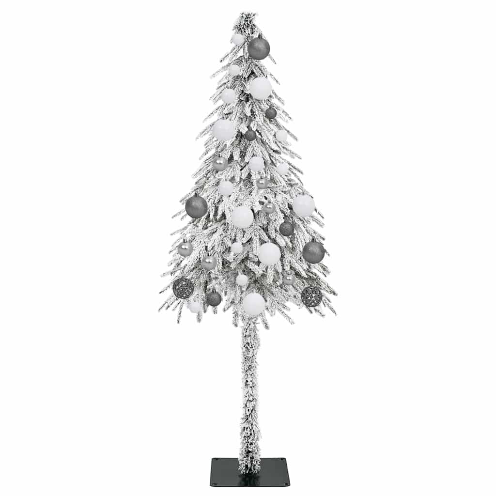 Albero di Natale con 150 LED Bianco 150 cm PE e Acciaio