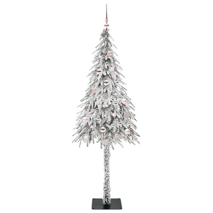 Albero di Natale con 150 LED Bianco 150 cm PE e Acciaio