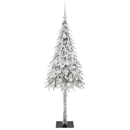 Albero di Natale con 150 LED Bianco 150 cm PE e Acciaio