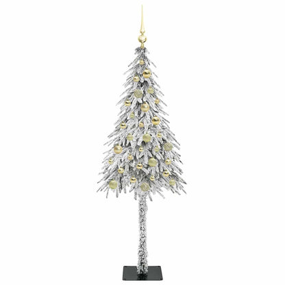 Albero di Natale con 150 LED Bianco 150 cm PE e Acciaio