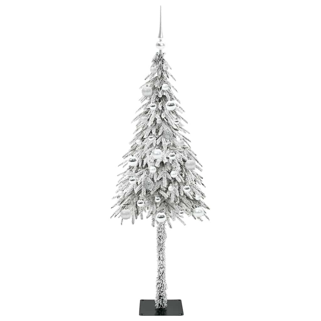 Albero di Natale con 150 LED Bianco 150 cm PE e Acciaio