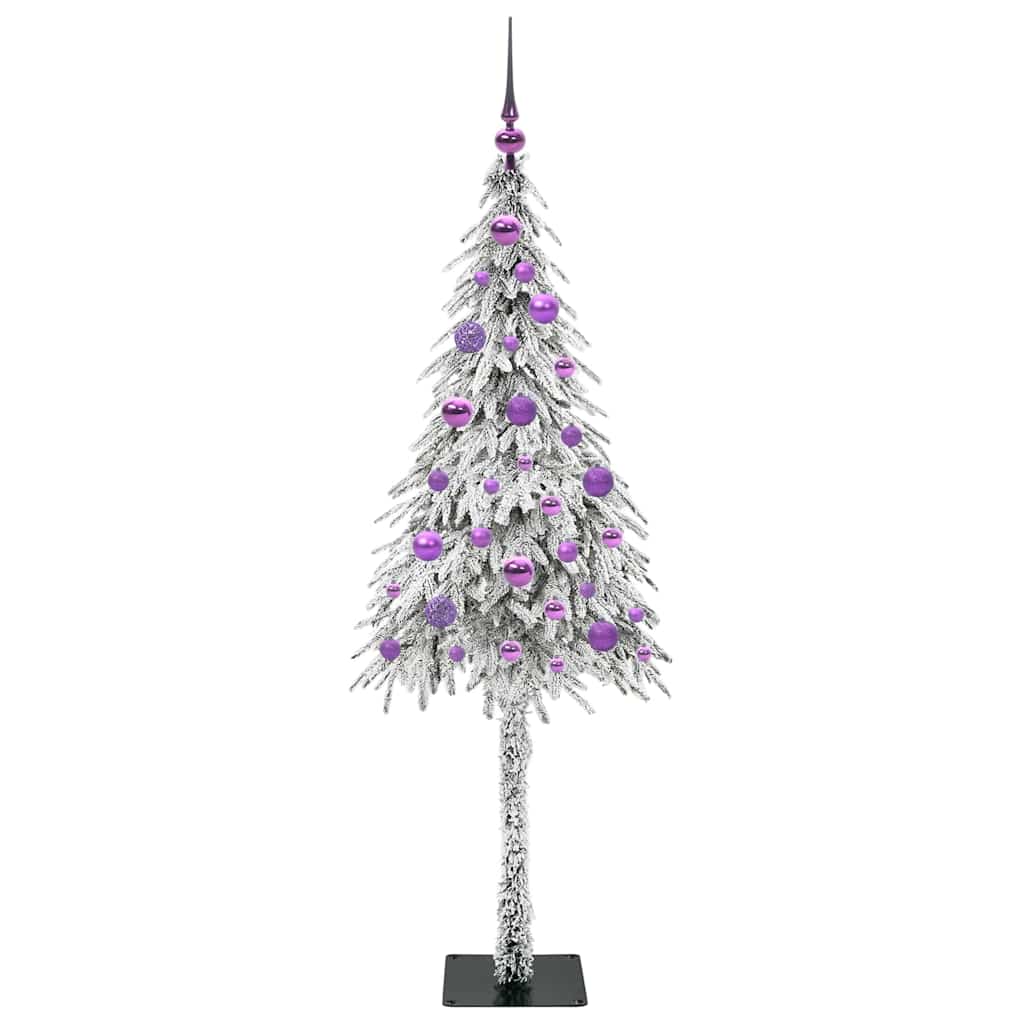 Albero di Natale con 150 LED Bianco 150 cm PE e Acciaio