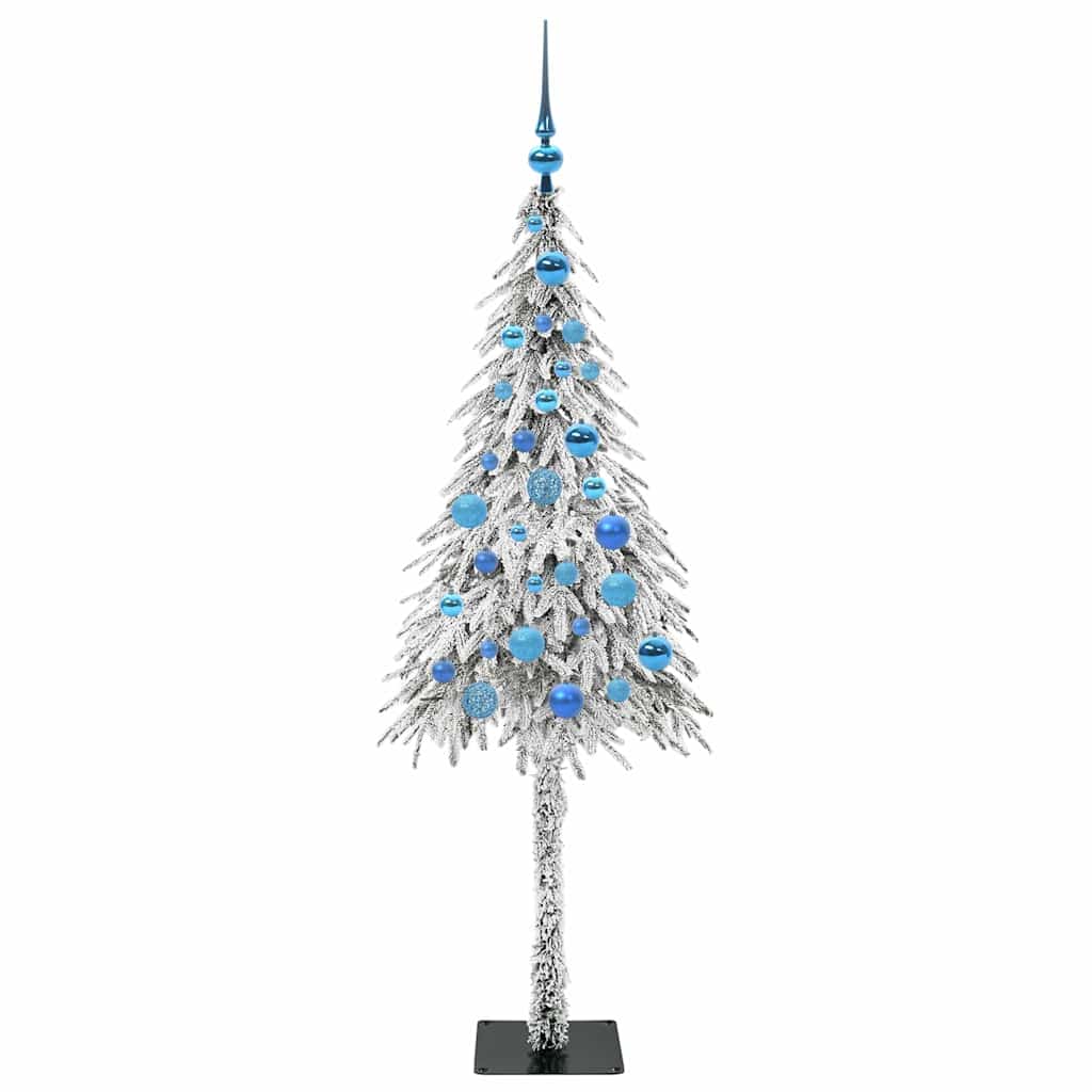 Albero di Natale con 150 LED Bianco 150 cm PE e Acciaio