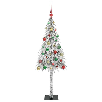 Albero di Natale con 150 LED Bianco 150 cm PE e Acciaio