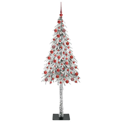 Albero di Natale con 300 LED Bianco 180 cm PE e Acciaio