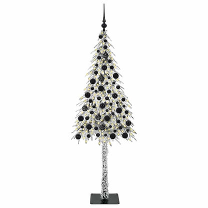 Albero di Natale con 300 LED Bianco 180 cm PE e Acciaio