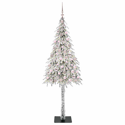 Albero di Natale con 300 LED Bianco 180 cm PE e Acciaio