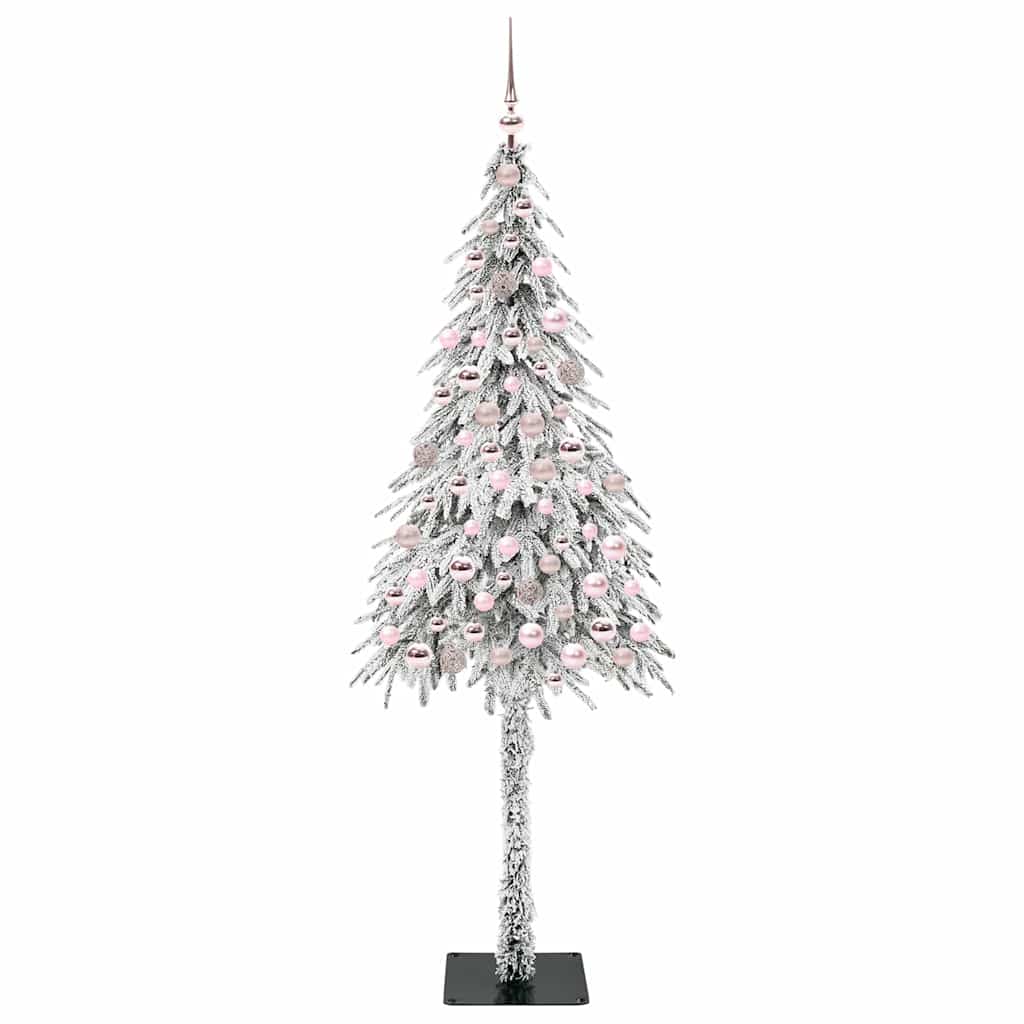 Albero di Natale con 300 LED Bianco 180 cm PE e Acciaio