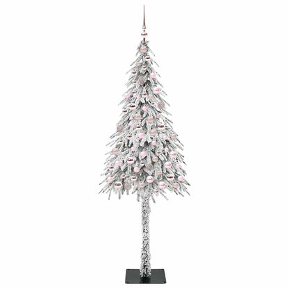Albero di Natale con 300 LED Bianco 180 cm PE e Acciaio