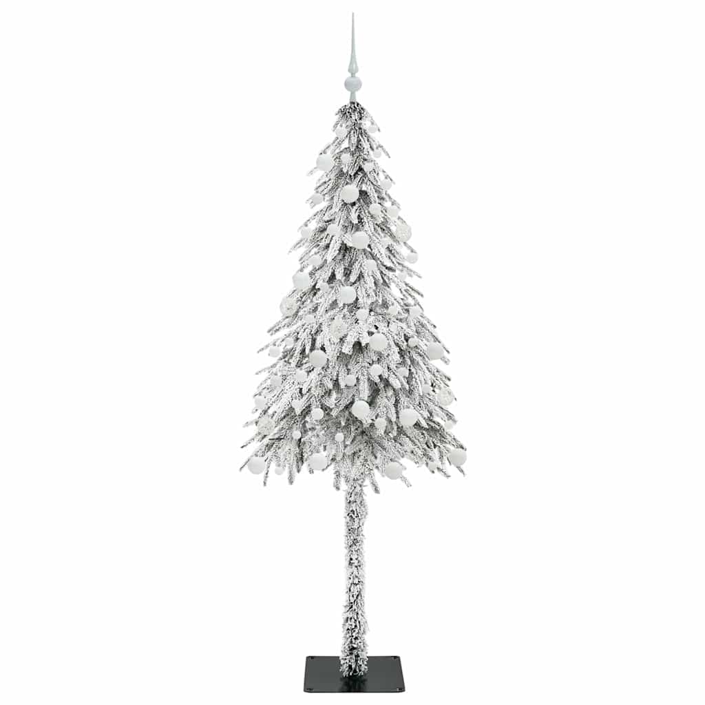Albero di Natale con 300 LED Bianco 180 cm PE e Acciaio