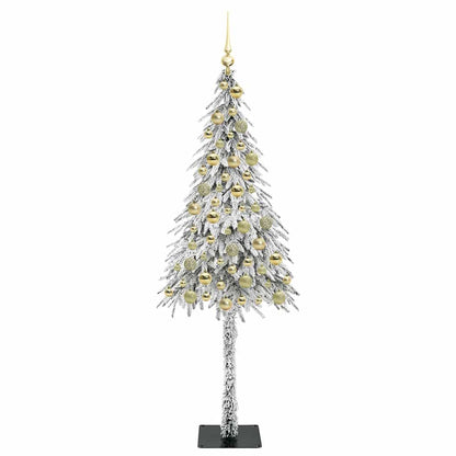 Albero di Natale con 300 LED Bianco 180 cm PE e Acciaio