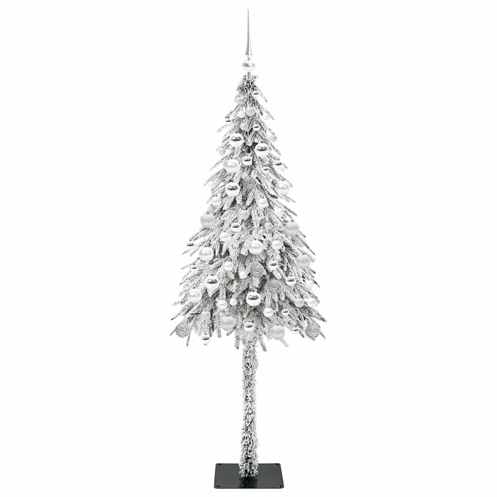 Albero di Natale con 300 LED Bianco 180 cm PE e Acciaio