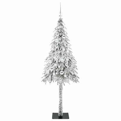 Albero di Natale con 300 LED Bianco 180 cm PE e Acciaio