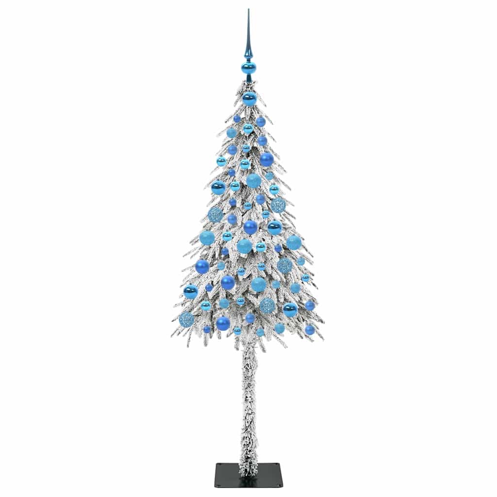 Albero di Natale con 300 LED Bianco 180 cm PE e Acciaio
