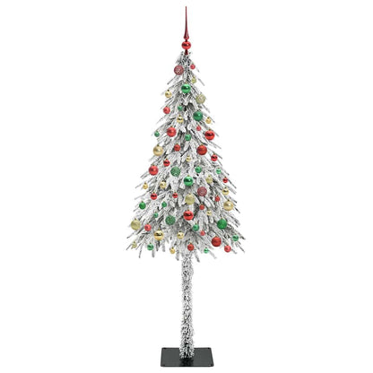 Albero di Natale con 300 LED Bianco 180 cm PE e Acciaio