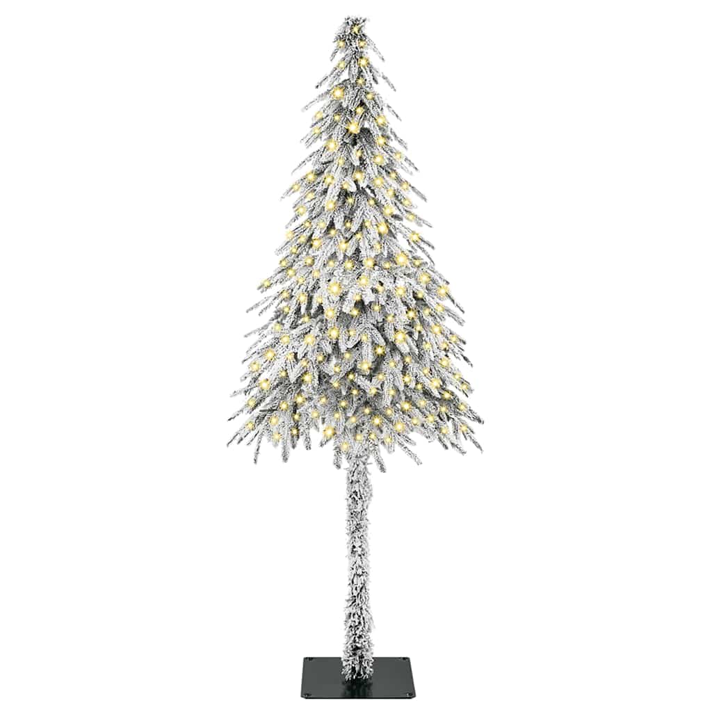 Albero di Natale con 300 LED Bianco 210 cm PE e Acciaio